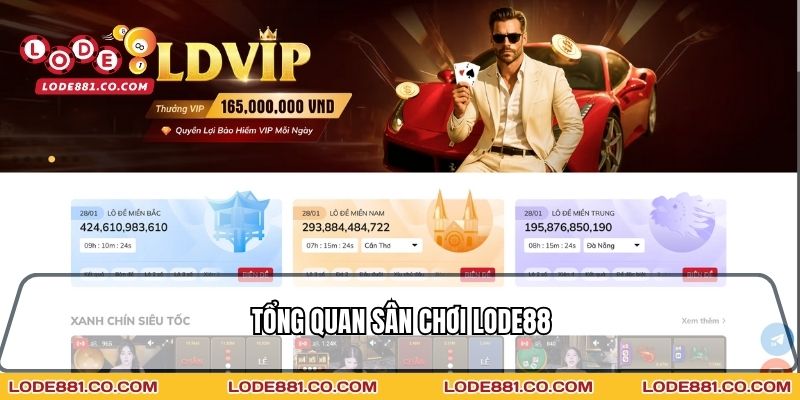 Tổng quan sân chơi Lode88